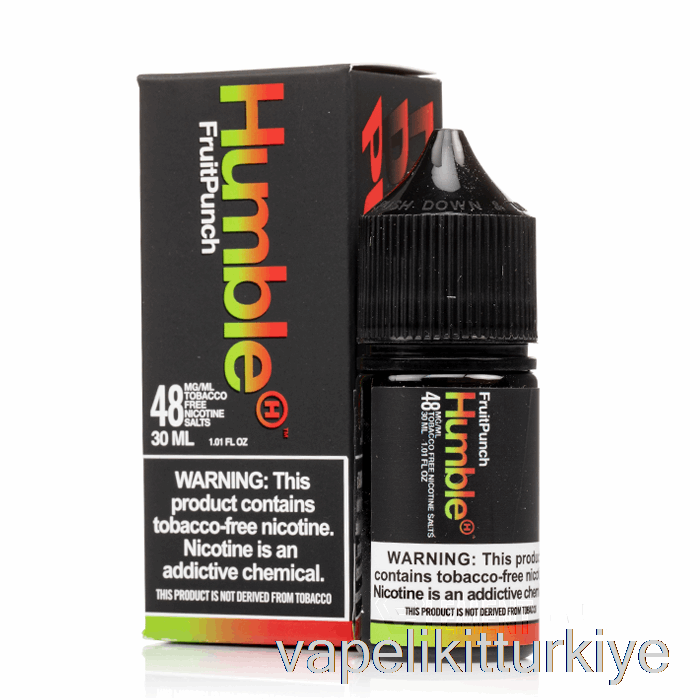 Vape Türkiye Meyve Kokteyli - Mütevazi Tuzlar - 30ml 48mg